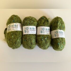 Nobo No Boundaries Yarn 4 Lot50g Peacock Green 60% Nylon 27% Acrylic 13% Wool